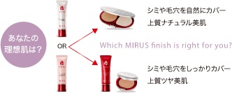 あなたの 理想肌は？